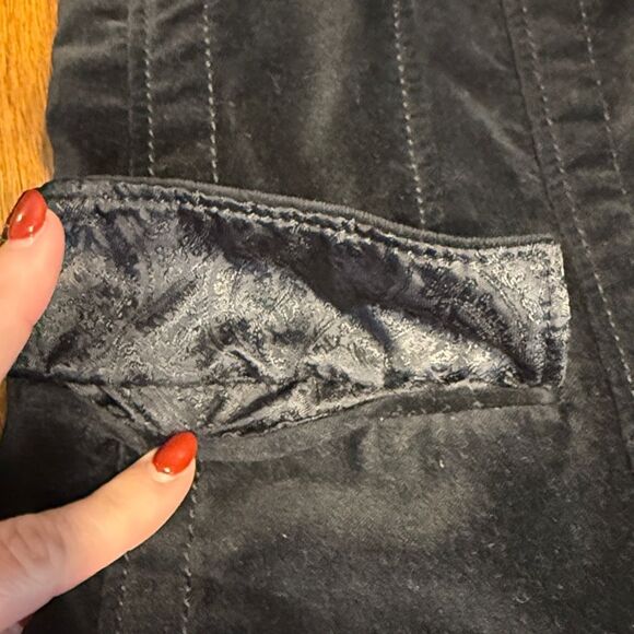 Chico's Black Velvet Cocktail Jacket - Picture 10 of 14